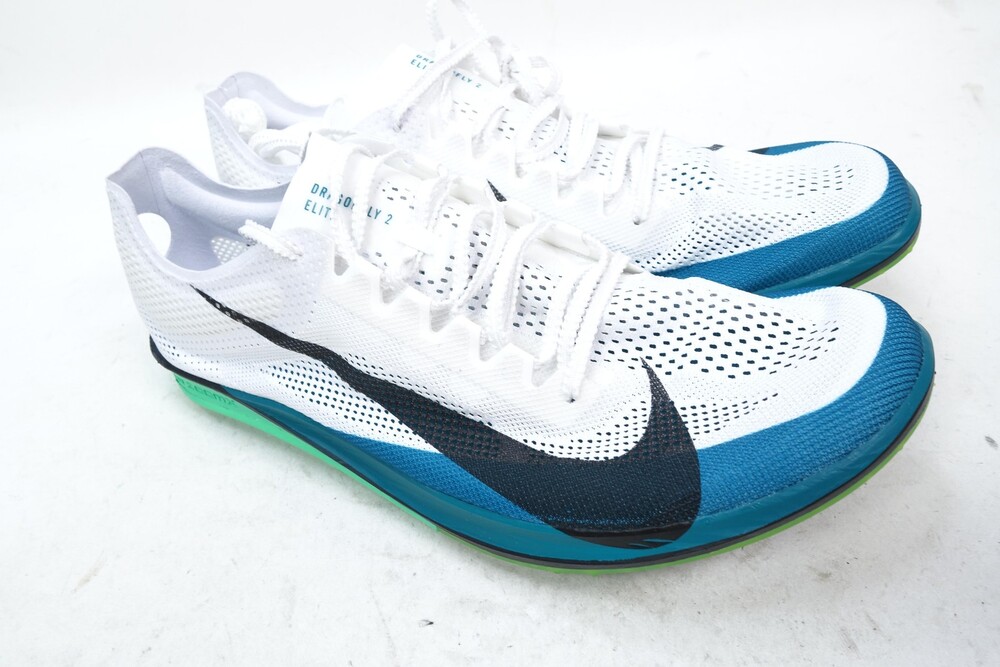Nike Dragonfly 2 Elite Shoes Mens Size 12 White Track Spikes FZ9315-102